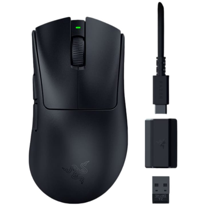 Mouse Gaming Wireless Razer DeathAdder V3 HyperSpeed, 26000 DPI, Negru